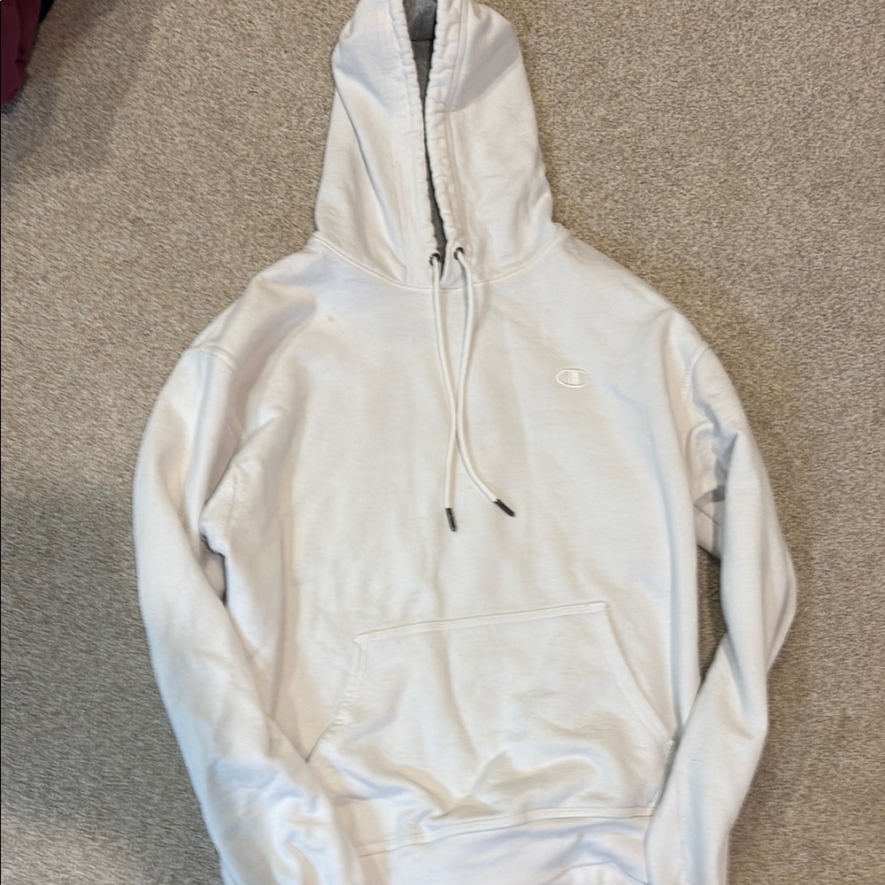 Champion Men's Light Gray Hoodie